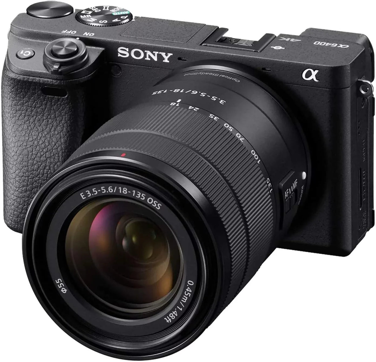 Cameras - Restored Lens 18-135mm ILCE-6400M/B & Mirrorless Compatible Camera E Mount - (Refurbished) a6400 Alpha