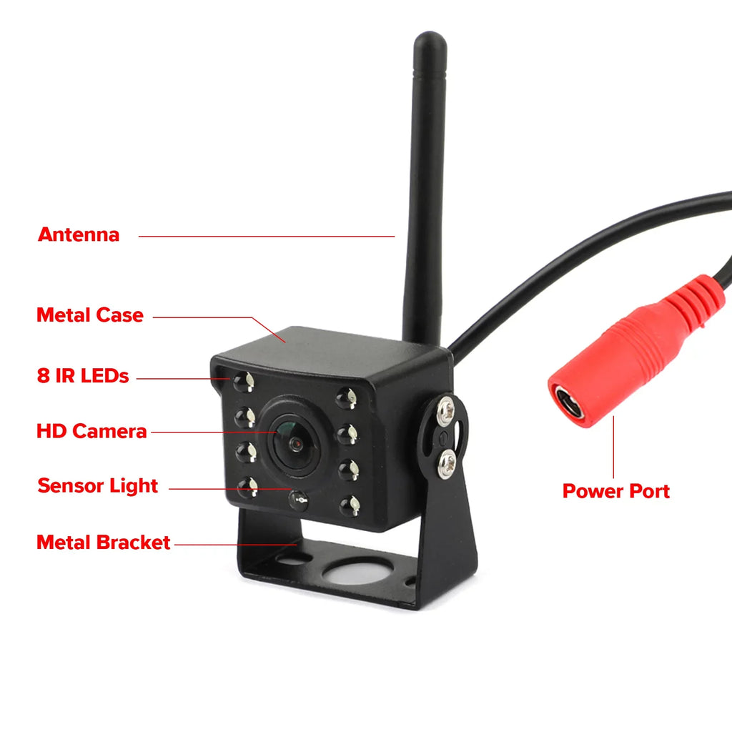 RV iOS WiFi Truck Android Camera Car Trailer View CCTV Wireless Backup For Rear