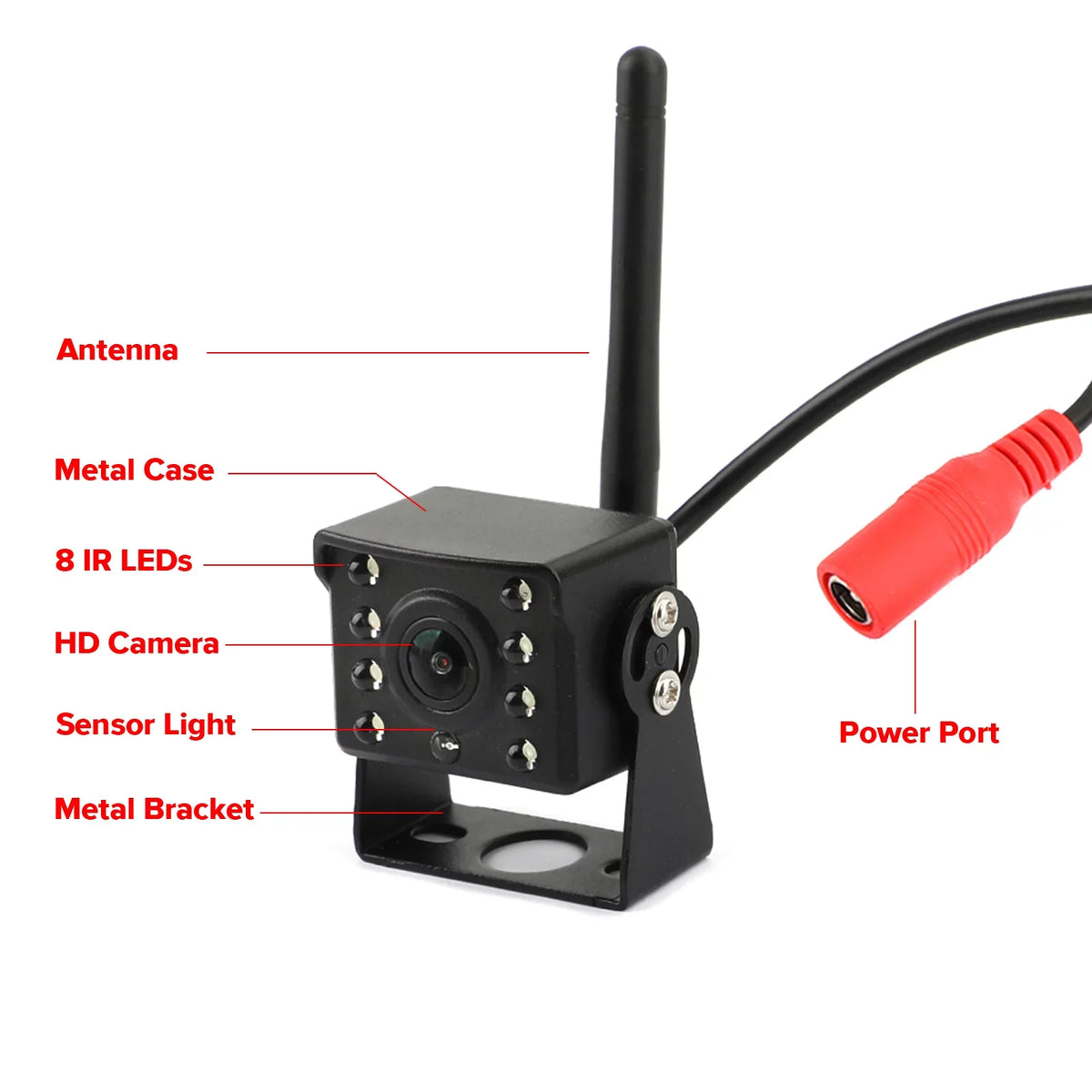 RV iOS WiFi Truck Android Camera Car Trailer View CCTV Wireless Backup For Rear