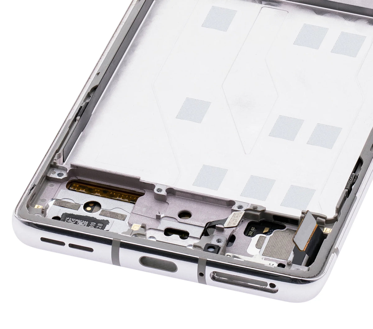 (Refurbished) OLED OnePlus 5G Compatible Replacement For 8 (Non-Verizon With Assembly Silver) UW / Frame 5G Frame) (Polar