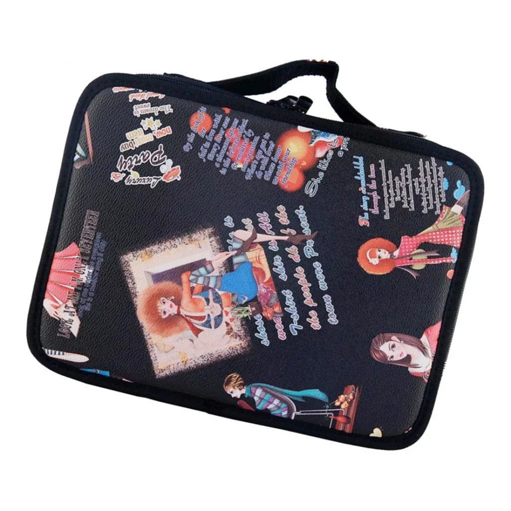 Cosmetics Case, Holder Hair Carrying Multi-functional Mobile Hairdresser Storage Beauty Large Organizer Hairdressing Bag Tools Professional