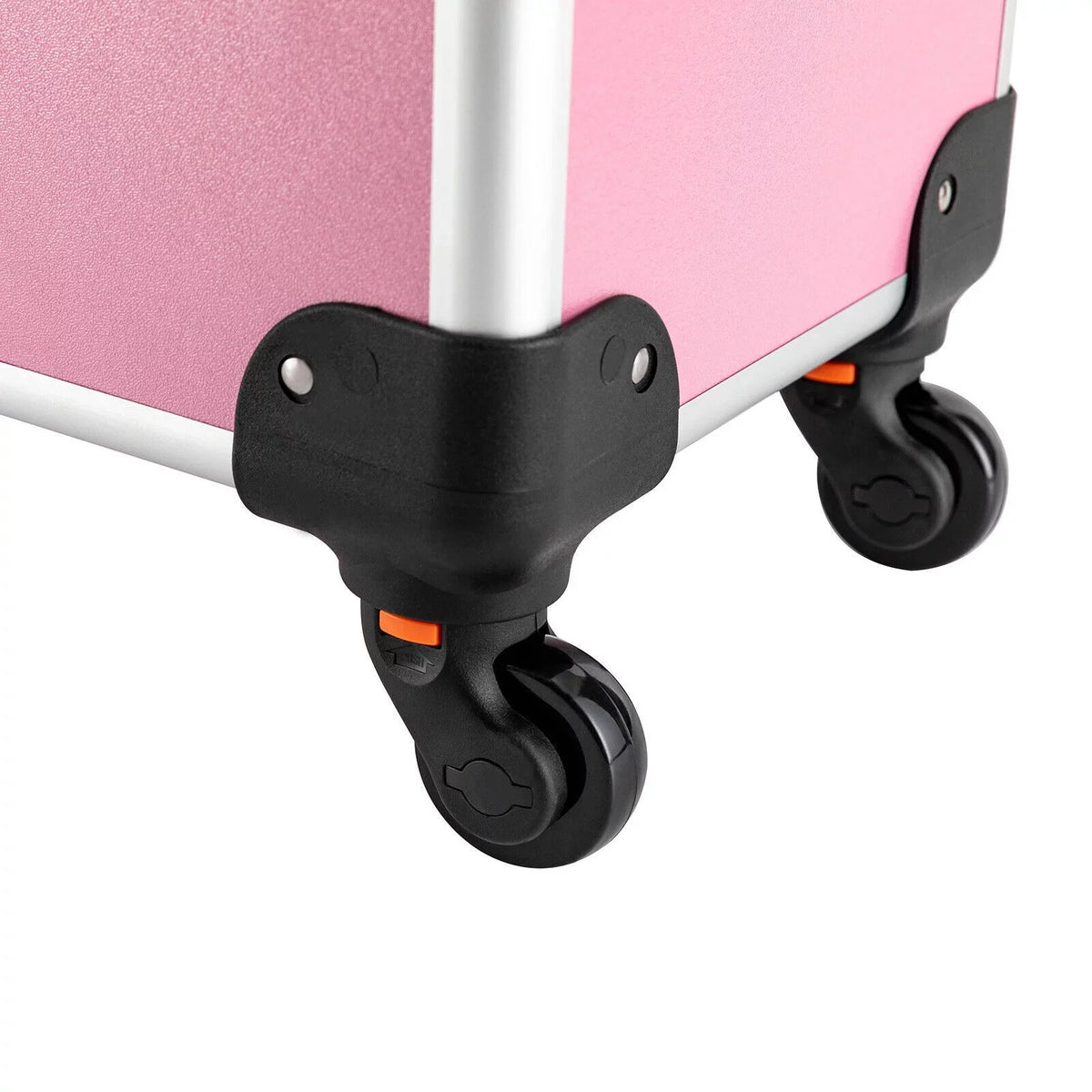 Storage Adjustable Cosmetic Travel Beauty Case for Case Professional Care Barber Miumaeov Train Salon Organizer Case Large Personal Rolling Dividers Cosmetic Makeup Trolley