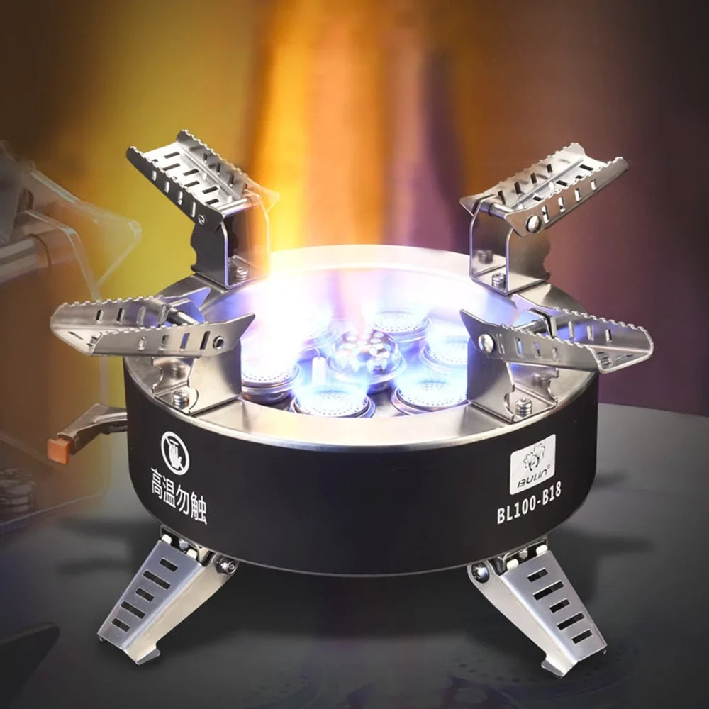 Backpacking 18000W Stove, Foldable BULIN High-power Stove Camping Hiking for