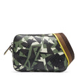 Eyes Monster Camouflage Camera Pre-Owned Calf (Good) Green Unisex Authenticated Bag Fendi Crossbody Bag Leather