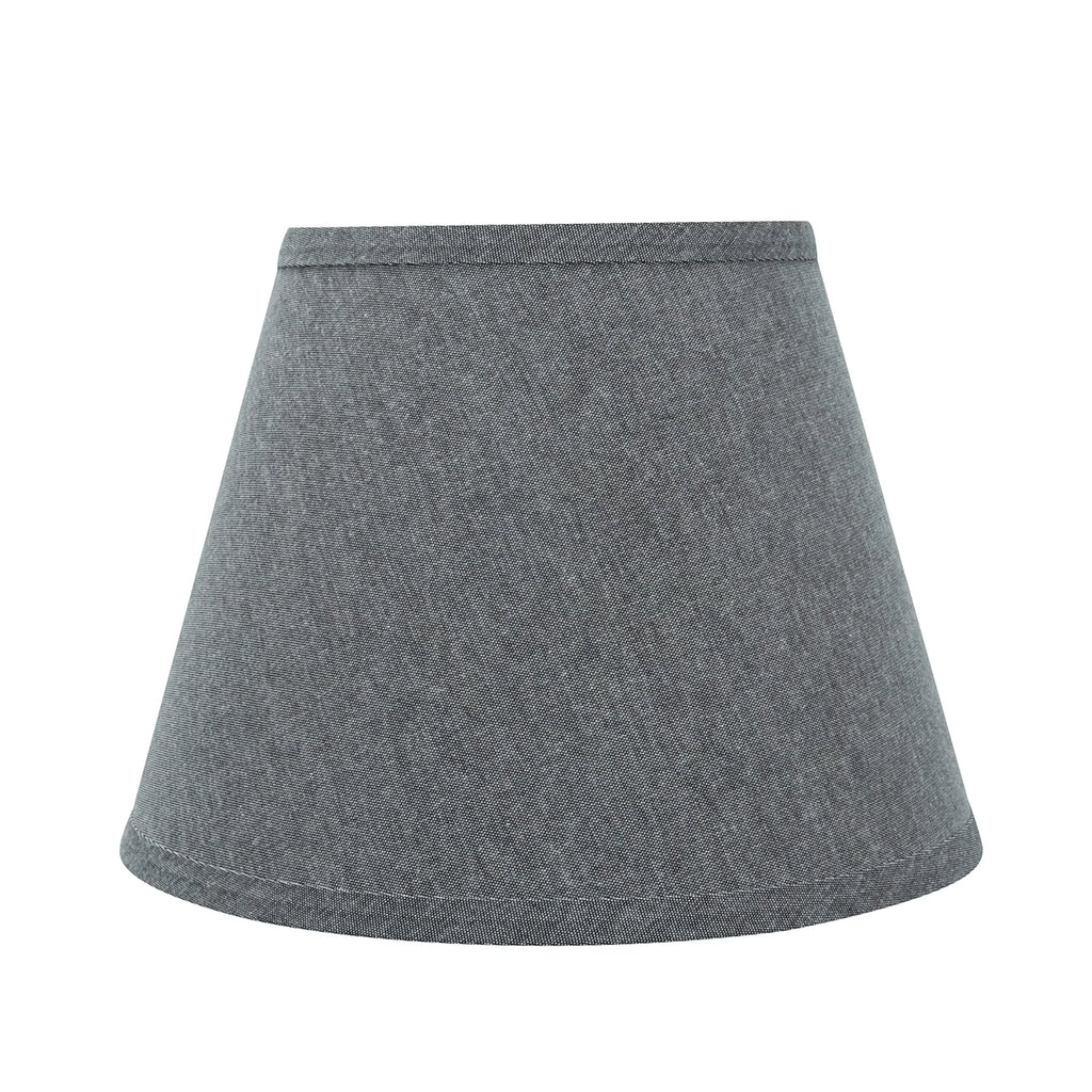 Construction (6" 58853 Creative Shade Hardback x x Empire 7 in Aspen UNO Lamp 10" 10" 1/2") Transitional Shape Grey, Wide
