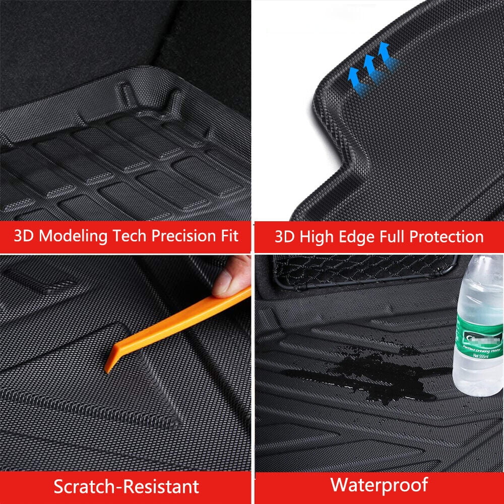 Carpet Rear 2006-2012 RAV4 for Liner to Install Easy Trunk Mat Car Cargo