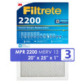 FILTERS Premium *EN Pollutants Filters 3M Series - Allergen (20x25x1) 2200 Air - Home Filtrete Filters & 3