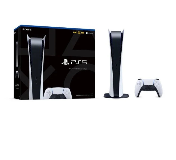 Playstation WHITE 5 (Refurbished) Console, Restored Edition Digital