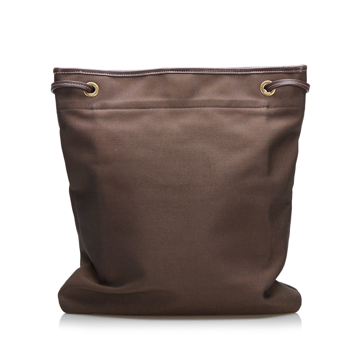 (Good) Unisex Brown Canvas Authenticated Logo Fabric Crossbody Crossbody Prada Pre-Owned Bag Canapa