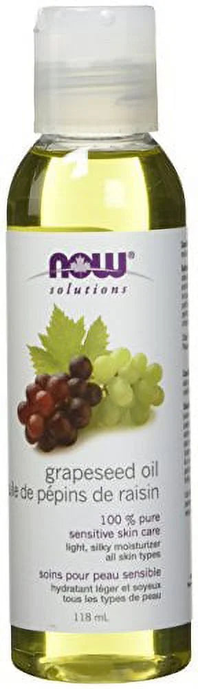 NOW Oil, ML Grape Seed 118 FOODS