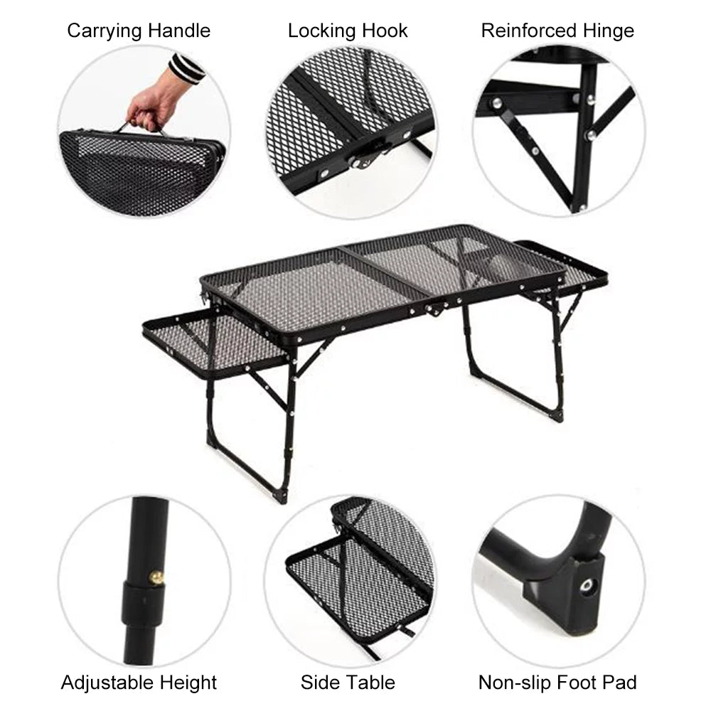 Table Lixada BUZHI ADBEN Outdoor Folding Station dsfen Table,Picnic Picnic Station