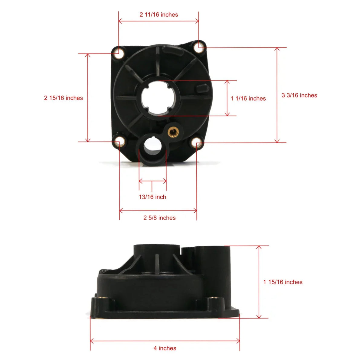 Impeller 943408 Repair Mallory Pump For Boat Shop Outboard Housing 9-43408, Kit | The Water ROP