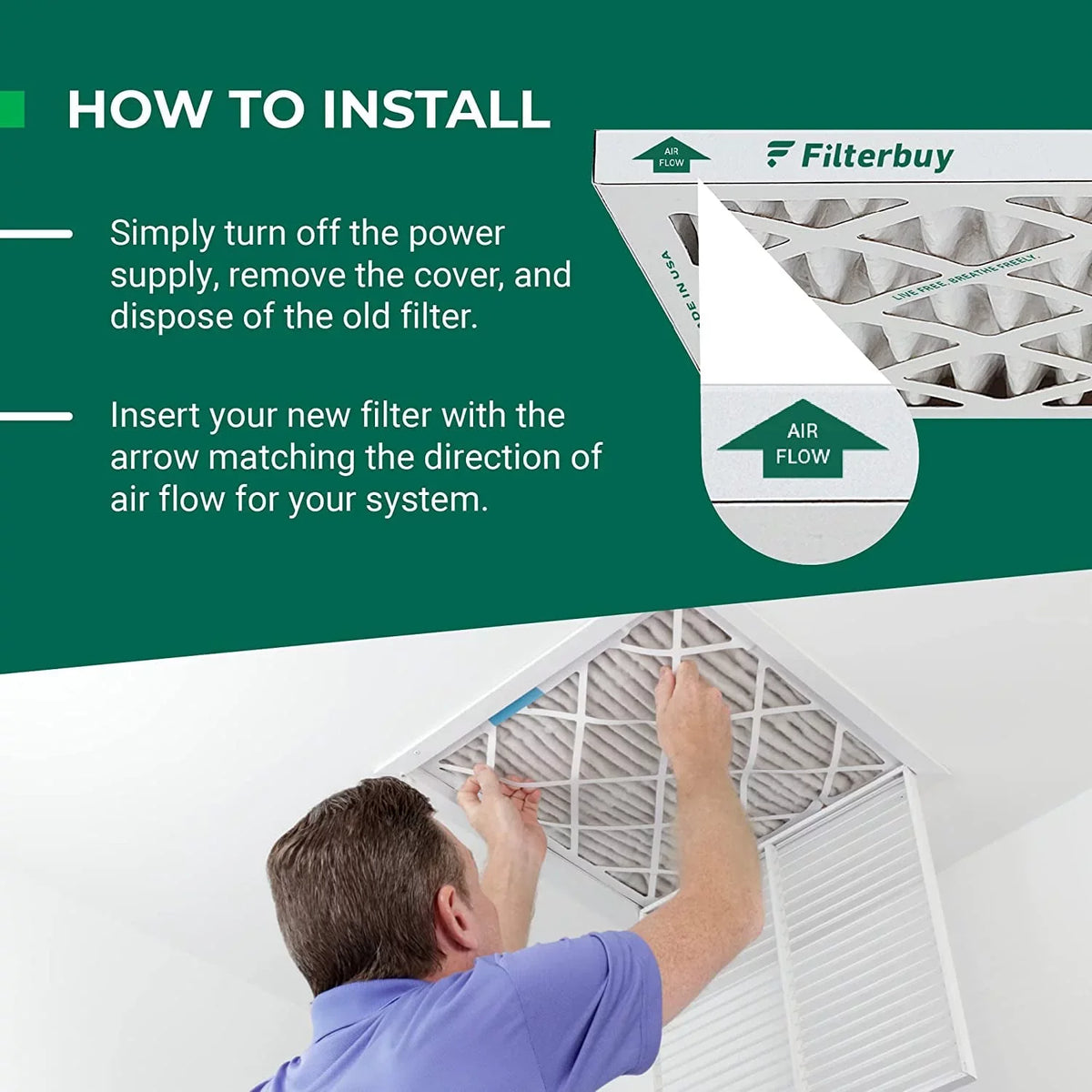 with Odor Pleated Activated Eliminator Furnace Filterbuy MERV Filters AC Carbon Air HVAC 8 12x12x1 (3-Pack)