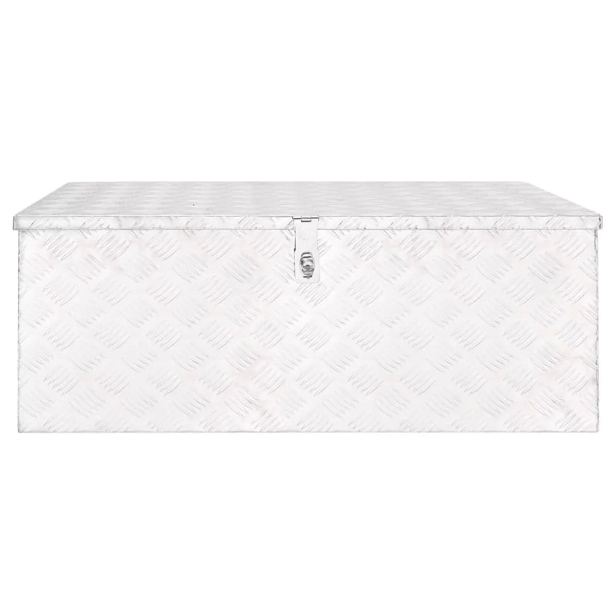 Organizer Case Trailer Lockable Toolbox x Garage, for (L Box 14.6 Vehicle, Tool Truck Trip Underbody Aluminum W x H) Silver Storage 39.4 21.7 x Anself Inches x Camping Box
