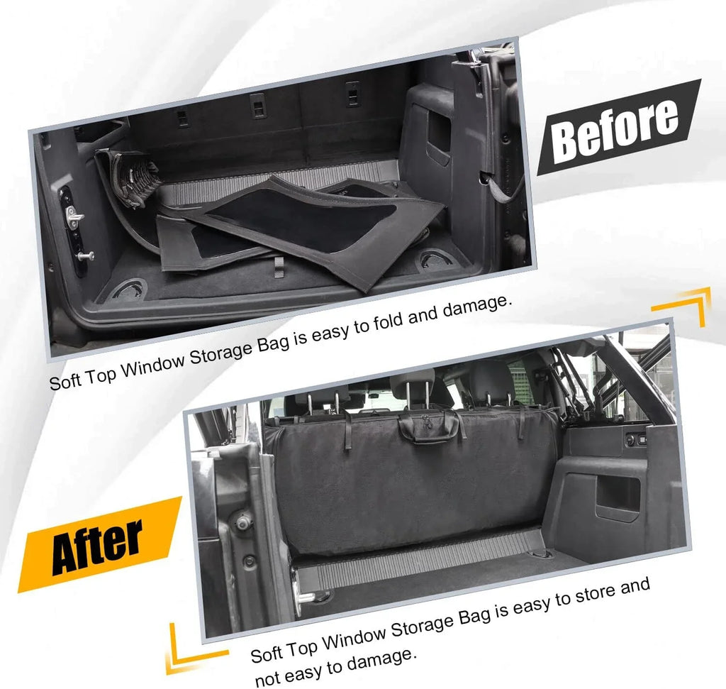 Storage Top Bag For 2021-2022 Bronco Accessories Window Soft STOCK LOCAL