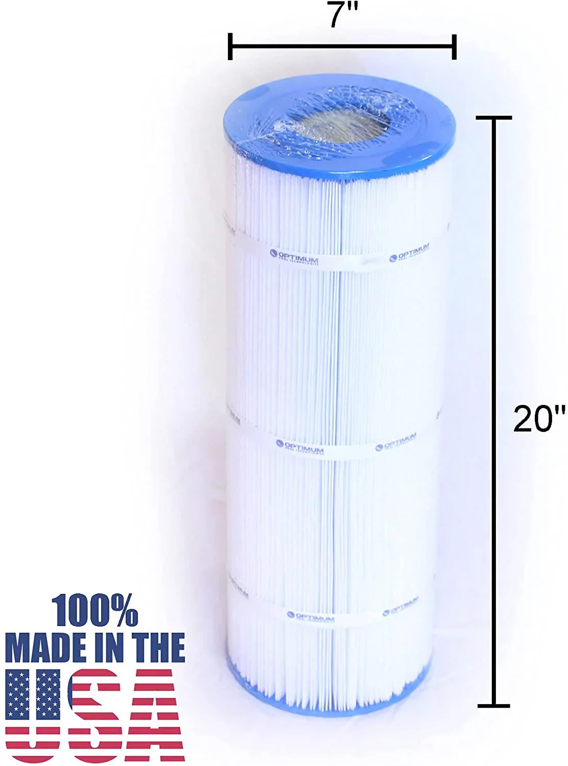 in for 320; Clear & Cartridge Pool - Replacement Pack Clean USA 4 Plus FT. Made 80 Filter Pentair SQ. Element
