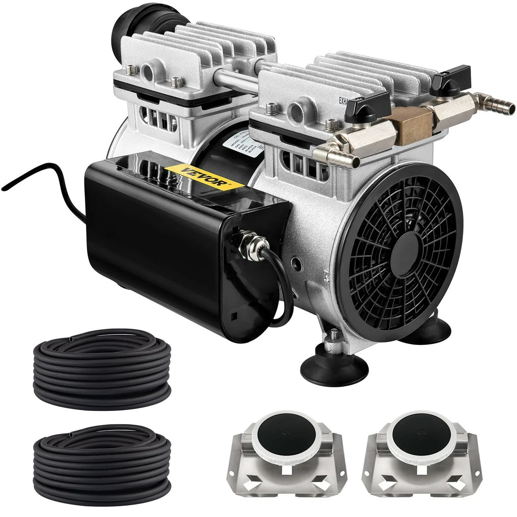 Deep System 4.7 Aeration HP Membrane CFM for & 3 Pond with Tubing 100' for 10" Aeration Diffuser VEVOR Lake Acres, Aerator 3/4 Weighted Water