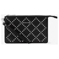 Leather Grommeted - 32F7Gfdu8U-001 Daniela Michael Kors Wristlet Black -