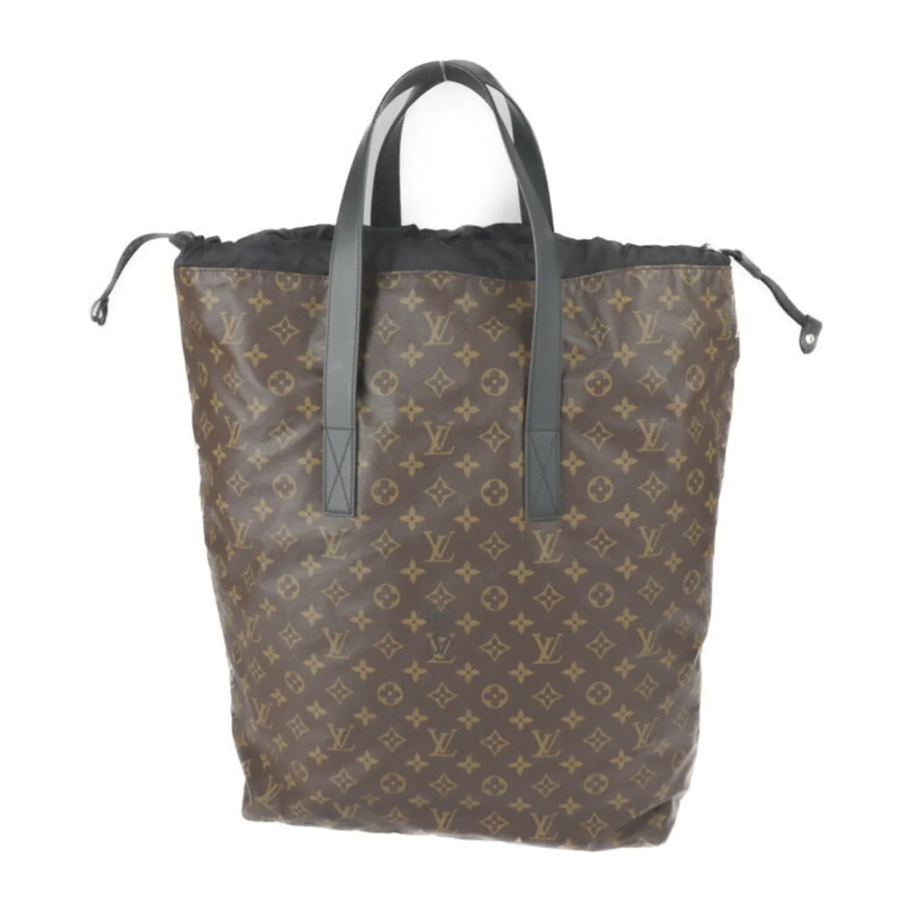 Pre-Owned Macassar Tote Monogram Collaboration Fujiwara Fragment Bag Brown (Good) Hiroshi Cover Black M43416 Light