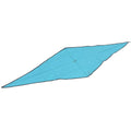 ladies silk cashmere HERMES blue Pre-Owned scarf triangle New) (Like Hermes