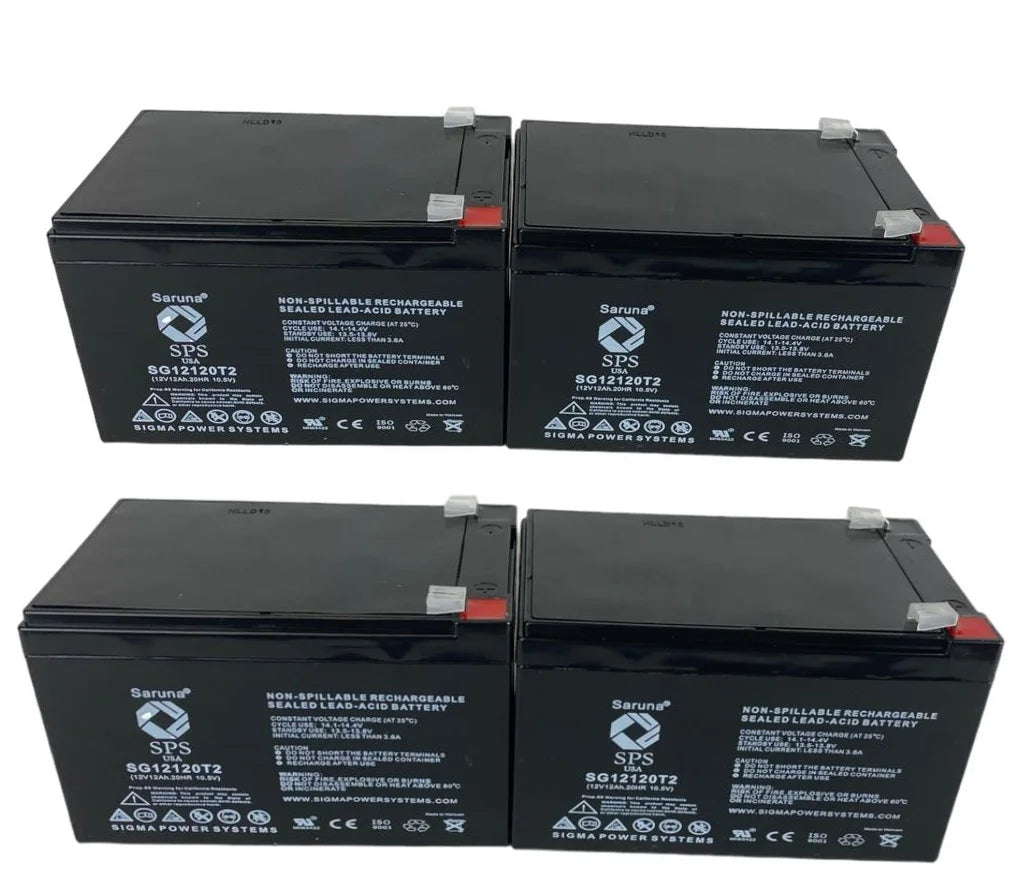 12V Travel Replacement Portable SPS Pride Battery Pro 12Ah Scooter (SG12120T2) Pack) Brand for (4 3-Wheel TRAVELPro