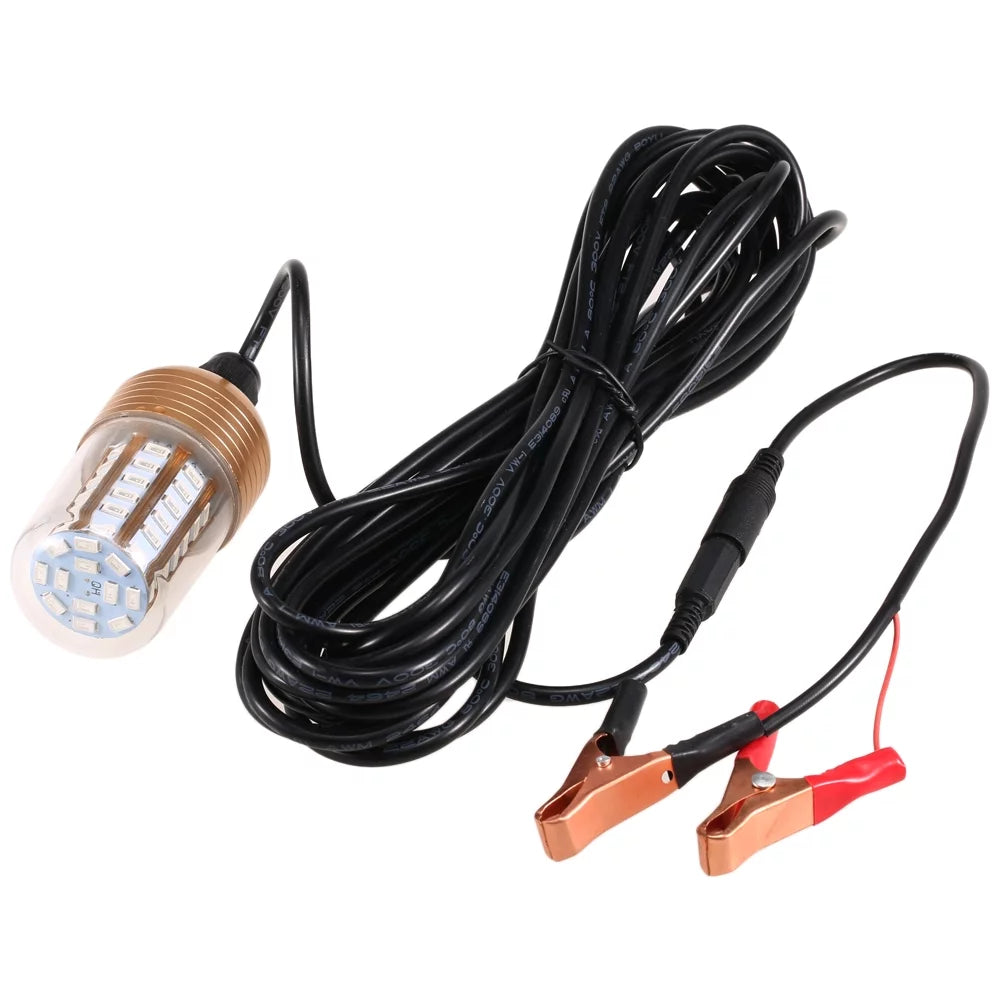 with 30W -60V Finder Fish Submersible LEDs Squid Attracting 60 Underwater Night Carevas Bait Fish Lamp Fishing Cord