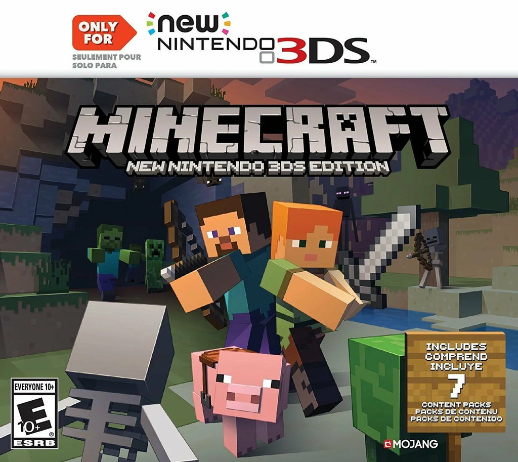 Nintendo 3DS [NN3DS NEW MoJang 7 Contents] Bonus 2DS NEW Minecraft: Edition