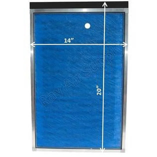 14x20 Pristine Replacement Refills Filter Cleaner 14x20 RAYAIR with (3 Compatible Pads Air Pack) SUPPLY