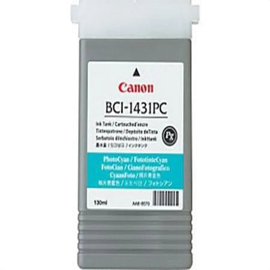 '- BCI Photo Ink - Canon Cyan Inkjet 1431PC Tank Photo Cyan