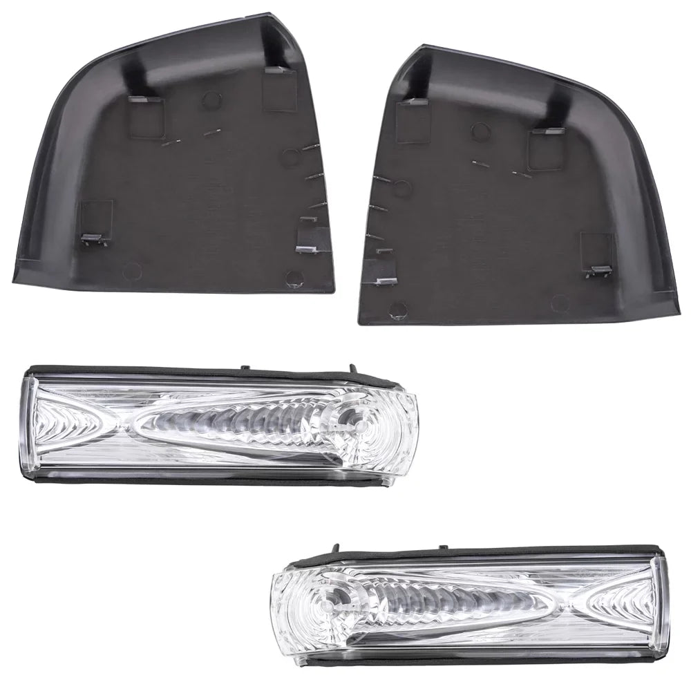 Left Mirror Passenger Gray Paint Brock SLT 2015-2021 Driver And Promaster RAM Compatible SLT/Tradesman Door 4 Signal Set Right With Replacement Cover Match Light Piece City Turn To Aftermarket