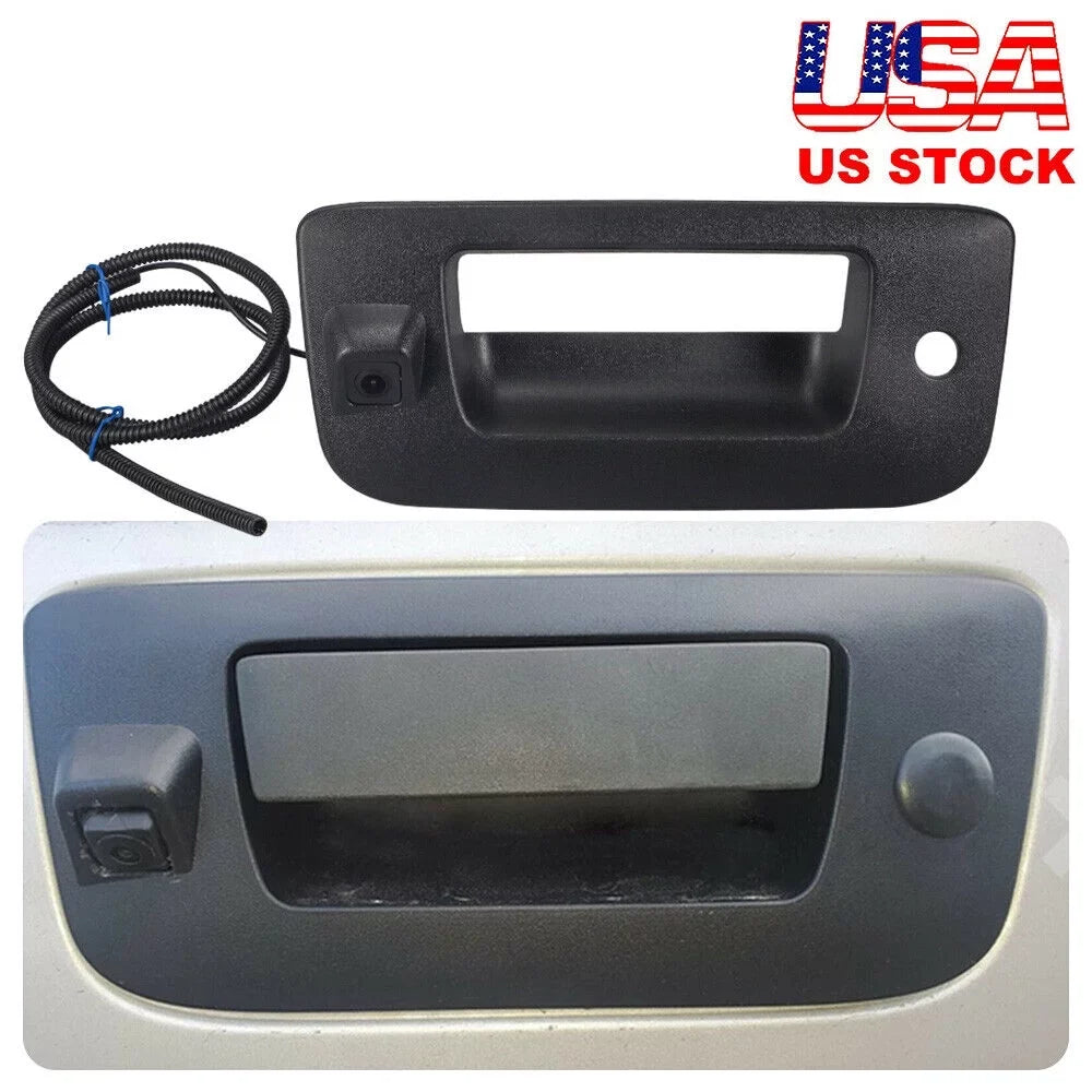 '- JahyShow Camera Rear Tailgate 07-13 View Silverado/GMC Handle with Compatible Sierra Chevy