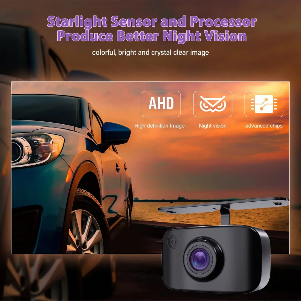 Camera ERT11 Backup Rear RV eRapta Camera Rear SUV Pickup Car Reverse Plate License Camera, HD for Front Truck View Van