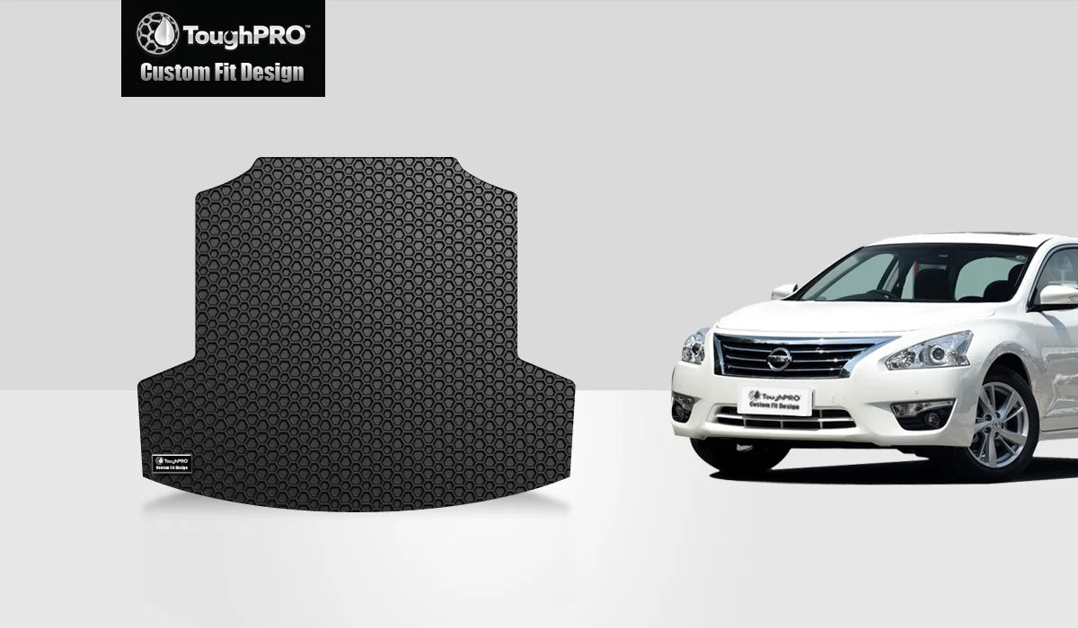 '- with All in NISSAN - Duty USA) 2018 - Heavy ToughPRO (Made Black Altima Weather Rubber - Mat Compatible Trunk