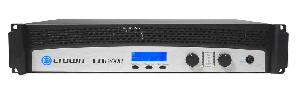 JBL 800w Background Front+2) Amplifier+10) 70V CDi2000 Crown Speakers Commercial