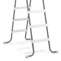 Ground 30" 12' x Above 48" Frame Bundled Ground Prism Ladder Swimming Pool with