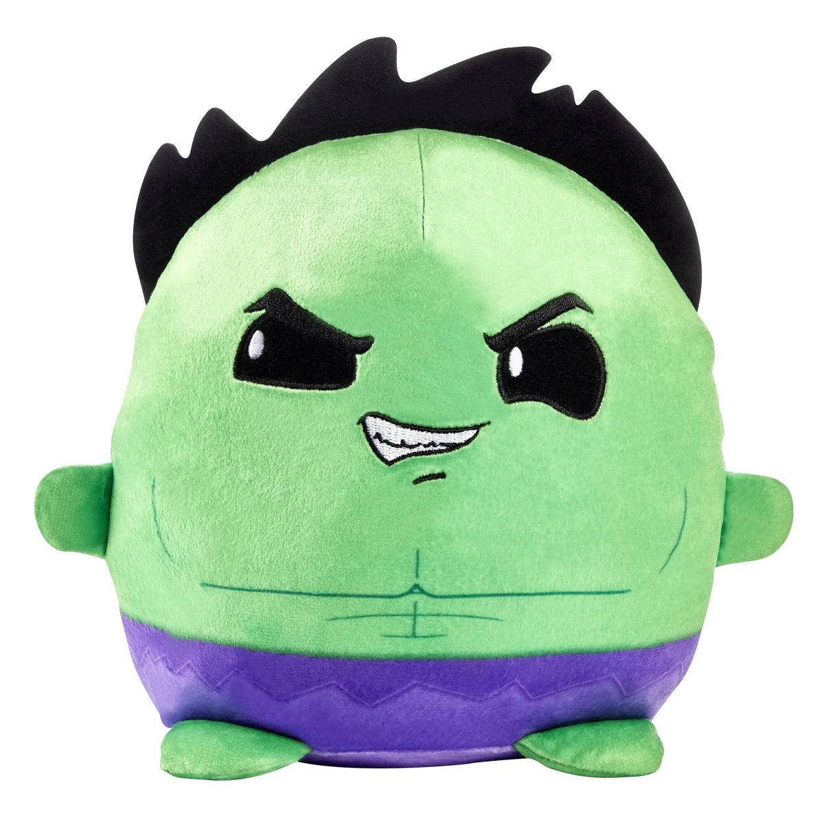 Plush Character, 3 Marvel Up Years & Soft 7-in Pillow Hulk Rounded Doll for Cuutopia