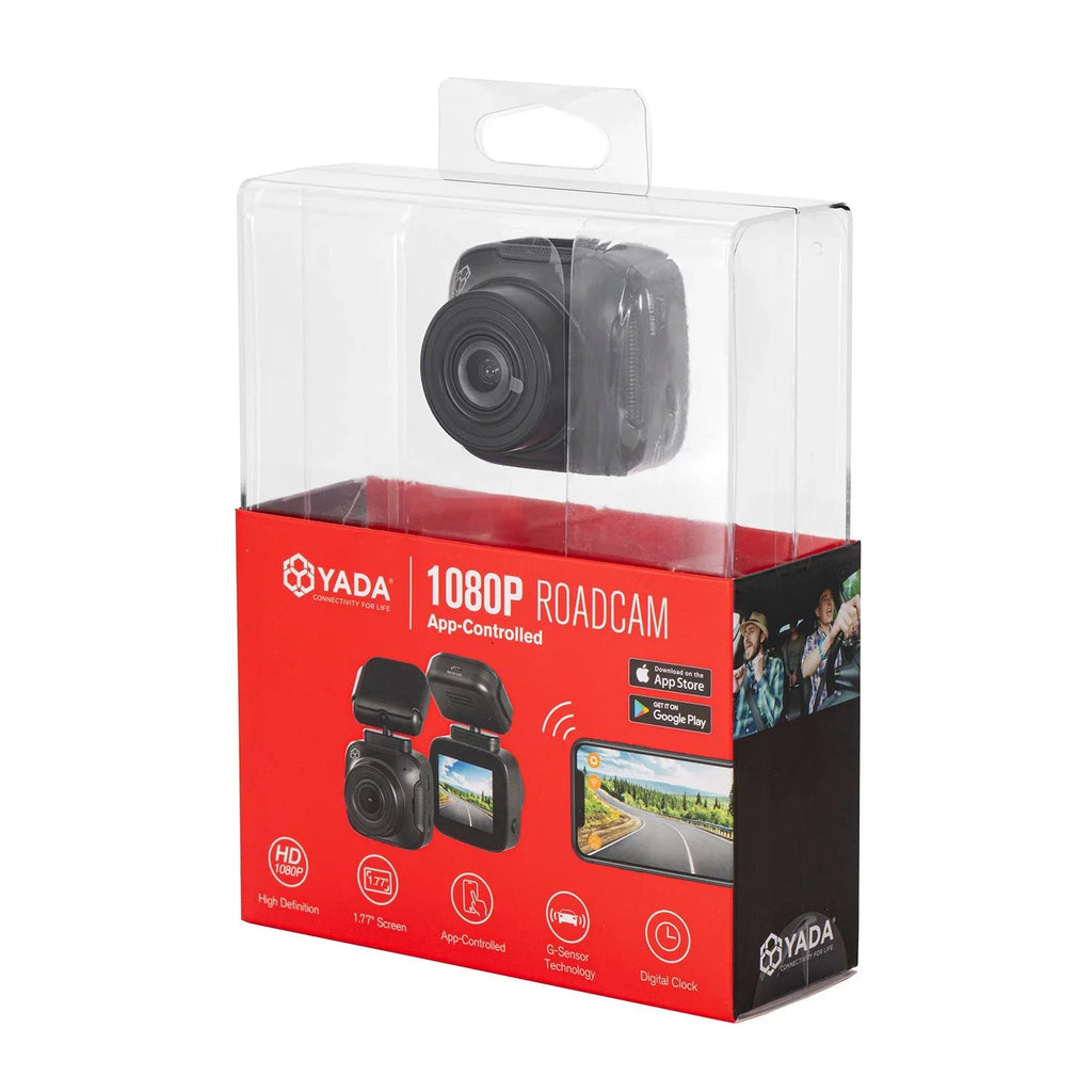 Recording Record 2.4" App, YADA Technology Angle Park Lense, with Wide with Mode, LCD 140 1080p and Screen, Loop G-Sensor Roadcam Degree