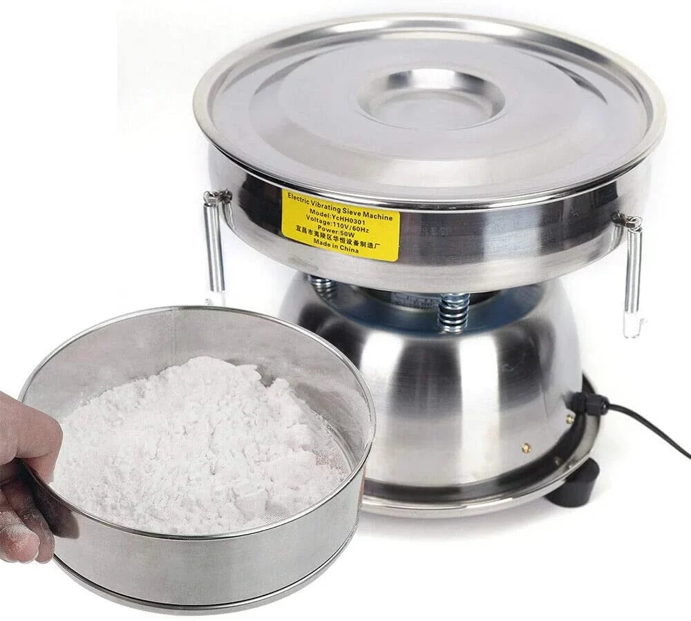 Electric Flour Kitchen Baking Shaker Powder Vibration Commercial Sifter for Sifter, Sieve Machine Home