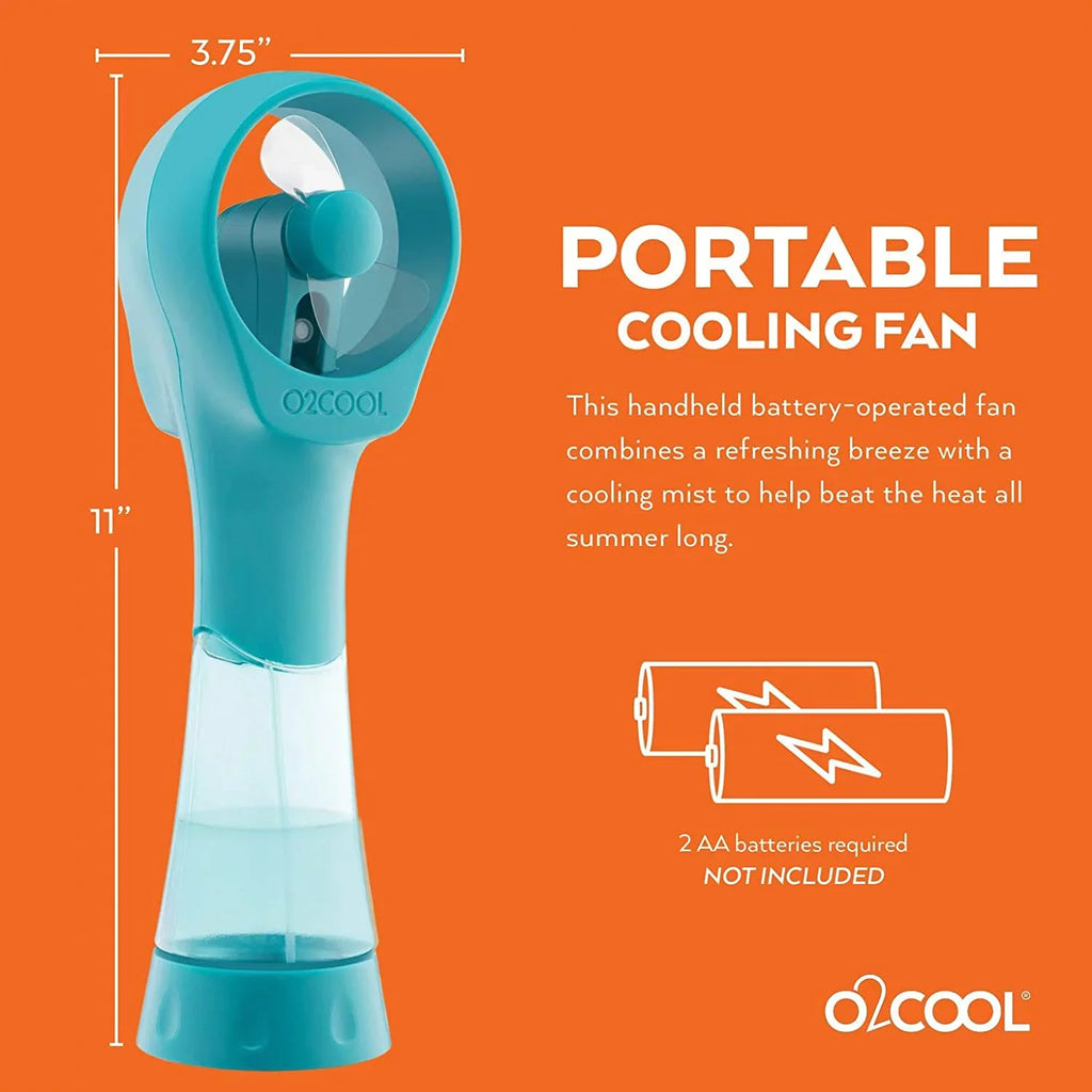 Fan Pack Personal Pink 2 for handheld 3.5 Elite Raspberry, Powered O2COOL inch Battery Cooling, Misting