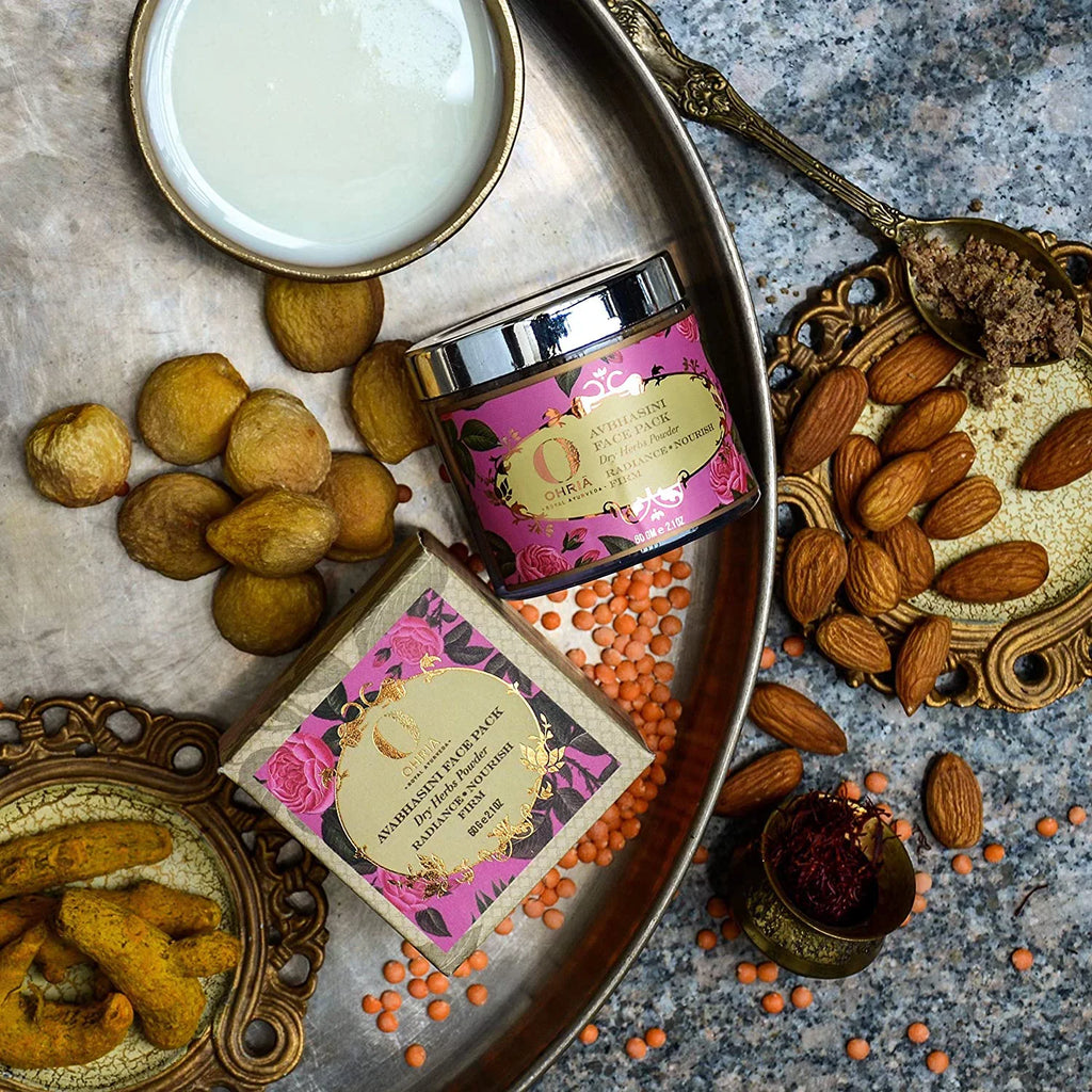60g Pack | Glow Skin Skin, Ayurveda Ohria Masque Normal/Dry/Pigmented Avbhasini Face For