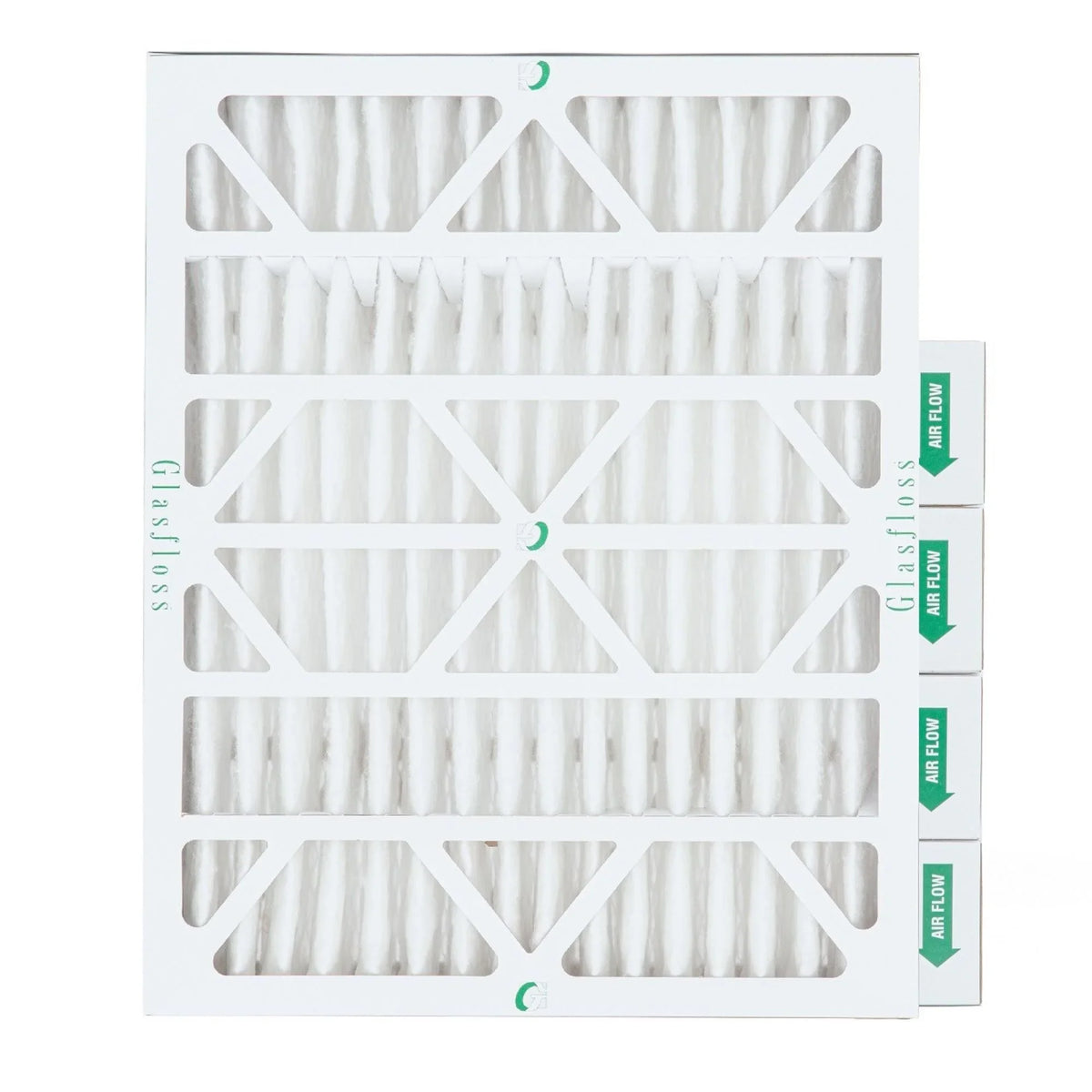 HVAC Pleated Glasfloss. by 20x24x4 Filters 3-3/4 ) 10 Air Quantity ( Exact MERV Size: 19-3/8 5 23-3/8 x x
