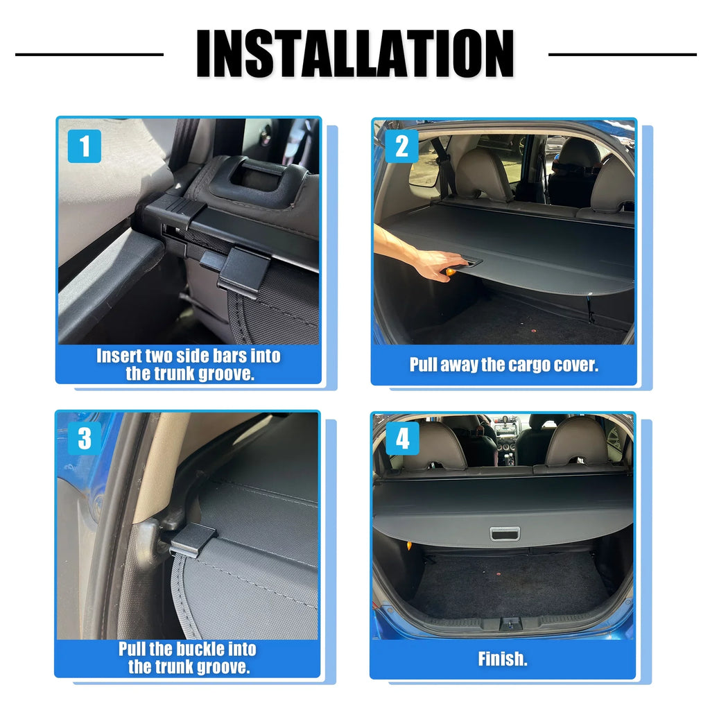 Shade Shield Rogue Fit Black Nissan Retractable Ajustable cover for Rear Cargo Trunk Cover Bargains Unique 2021-2024