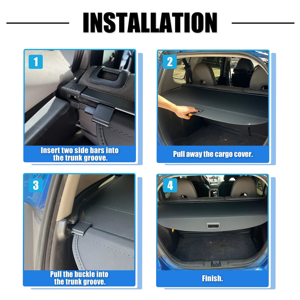 Shade Shield Rogue Fit Black Nissan Retractable Ajustable cover for Rear Cargo Trunk Cover Bargains Unique 2021-2024
