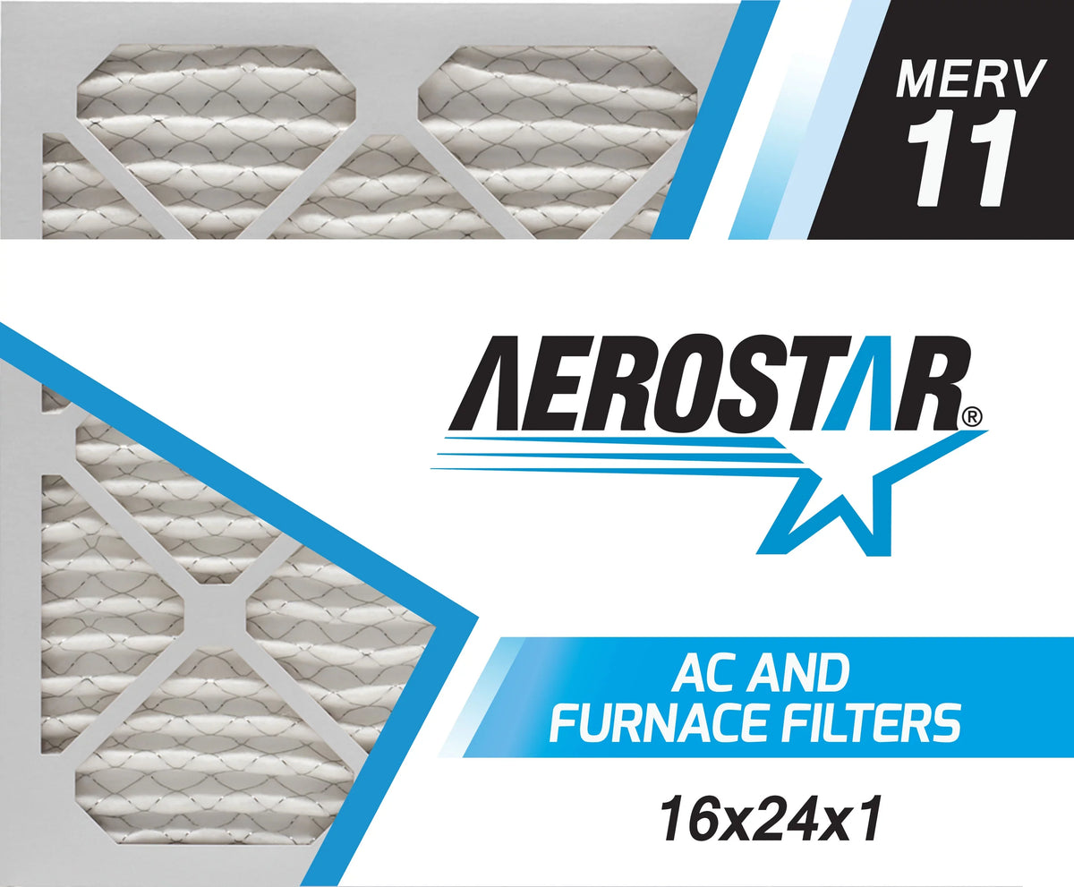 11, Filter, Aerostar Made in Box MERV Air USA 16x24x1 of Pleated the 16x24x1, 4,