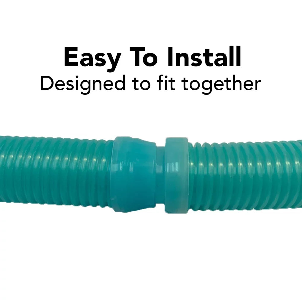 1.5 Krauly Aqua Barracuda x Vac 48 Hose Puri 9 Aqua Tech Kreepy Cleaner ft Color Pool Pack in
