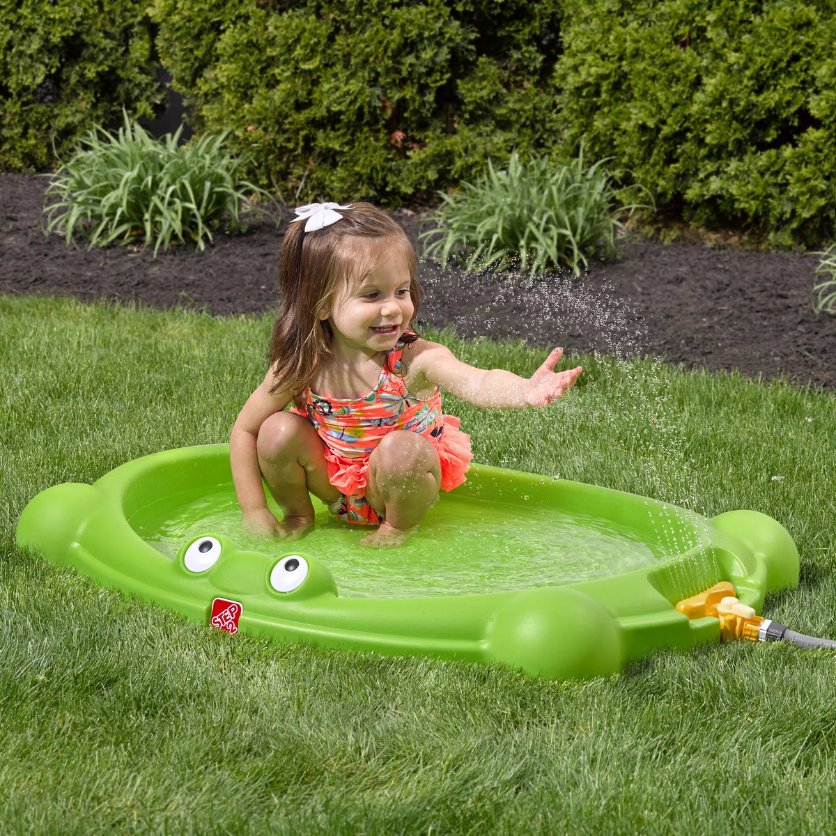 for Pad Green Water Splash Step2 Outdoor Waterbug Playset Toddlers Plastic