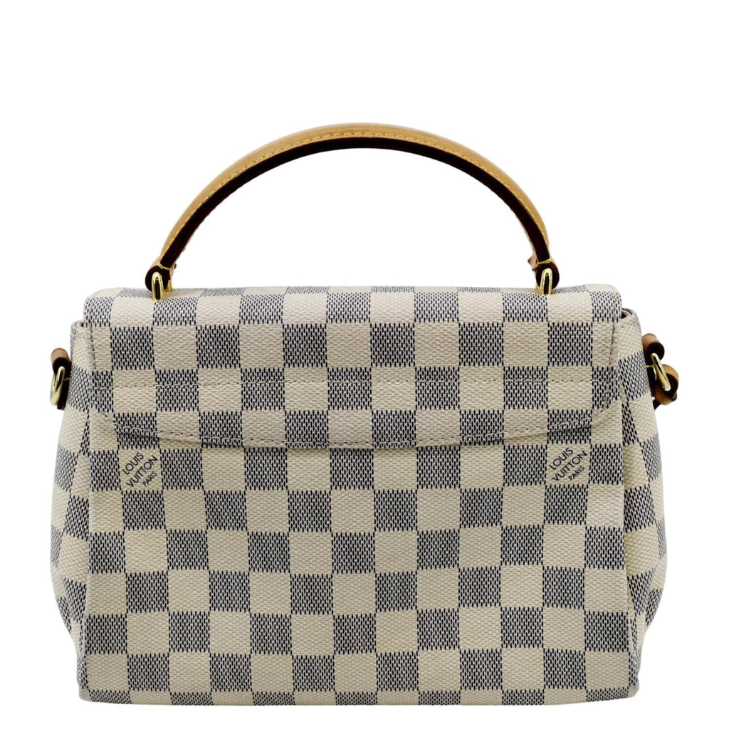 Azur Satchel White Croisette Damier Bag Pre-owned Crossbody