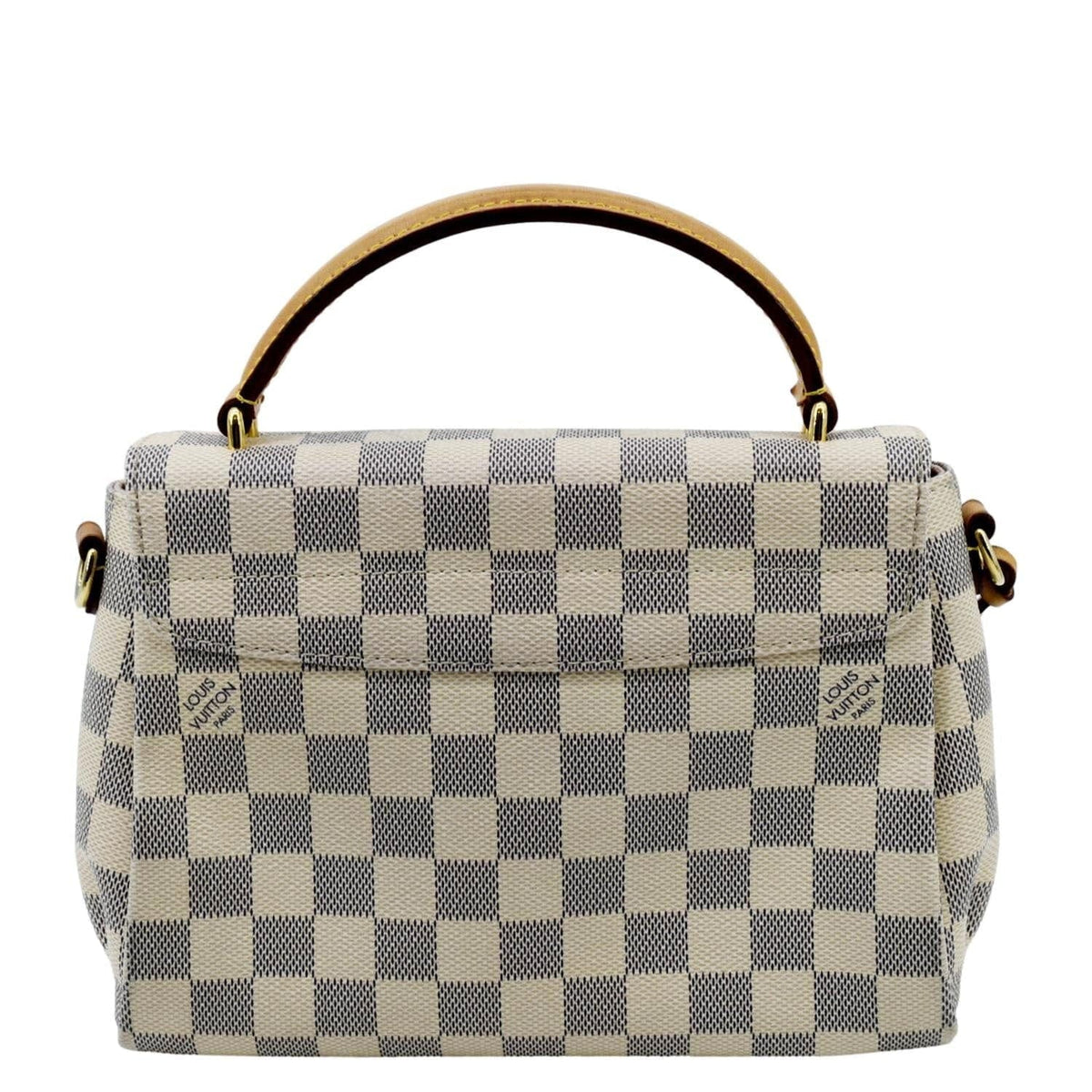 Azur Satchel White Croisette Damier Bag Pre-owned Crossbody