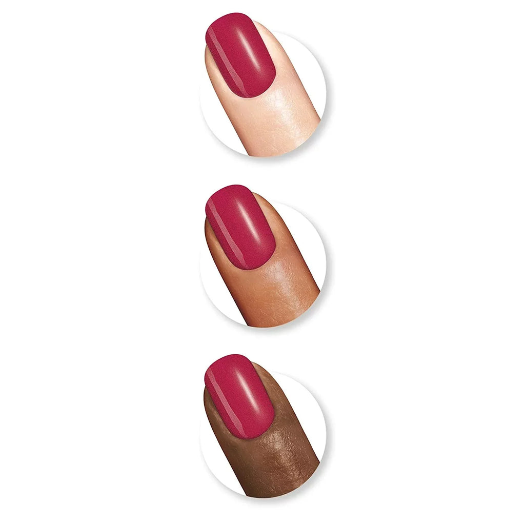 Sally Pack Duo Miracle Bordeaux Gel Hansen Glow Nail Polish,