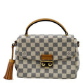 Azur Satchel White Croisette Damier Bag Pre-owned Crossbody